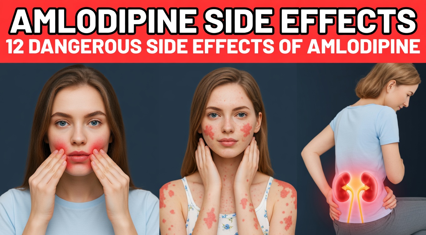 12 Common Side Effects of Amlodipine You Should Know About A Complete Guide for Better Awareness and What to Expect