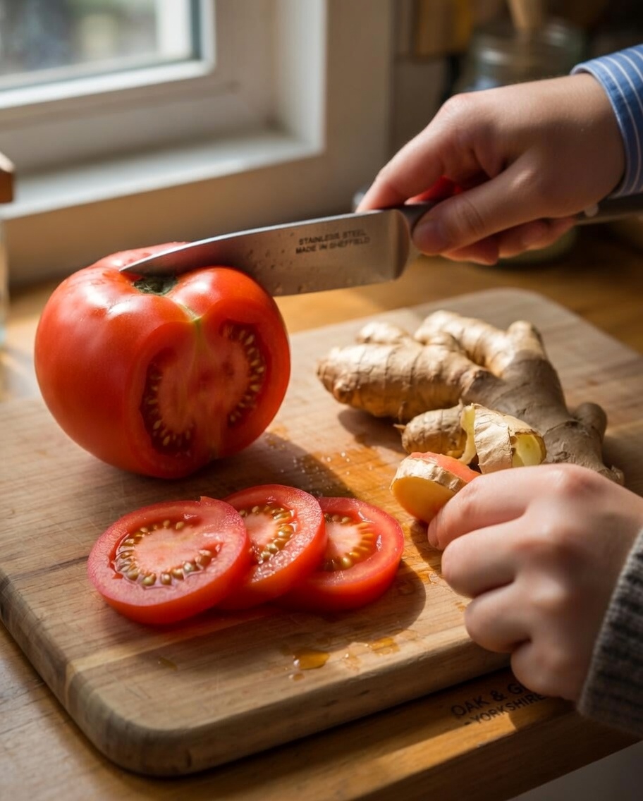 How to Make a Simple Tomato and Ginger Drink to Support Your Daily Wellness and Energy Levels