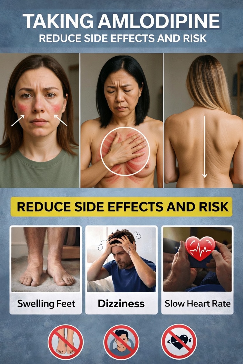 6 Common Amlodipine Side Effects You May Experience and Easy Ways to Help Minimize Discomfort