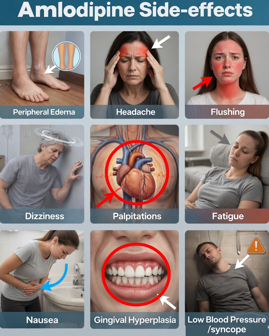 The 12 Most Common Side Effects of Amlodipine That Every Patient Needs to Know About