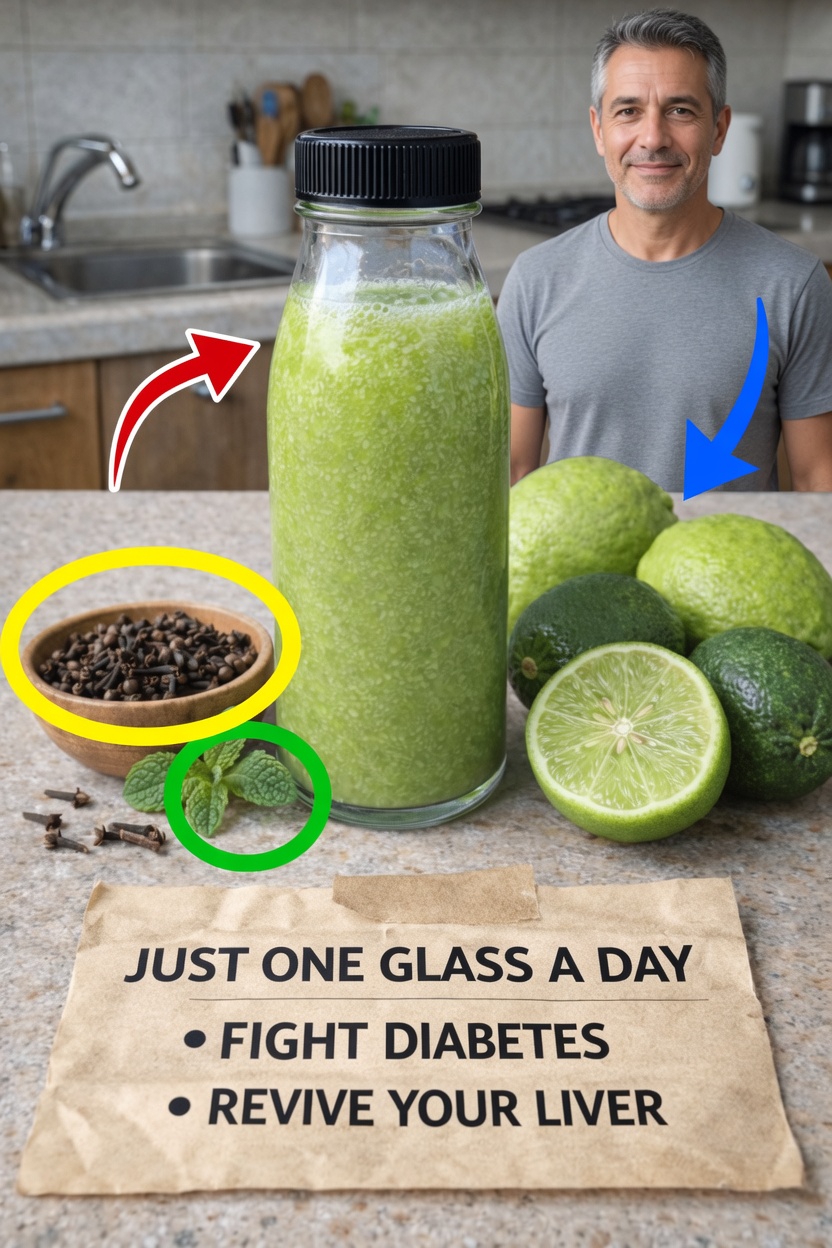 Discover a Simple Daily Green Drink with Cloves, Lime, and Mint for Everyday Wellness