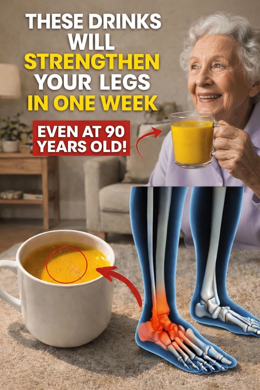 3 Simple Drinks That May Help Support Leg Strength and Mobility as You Age