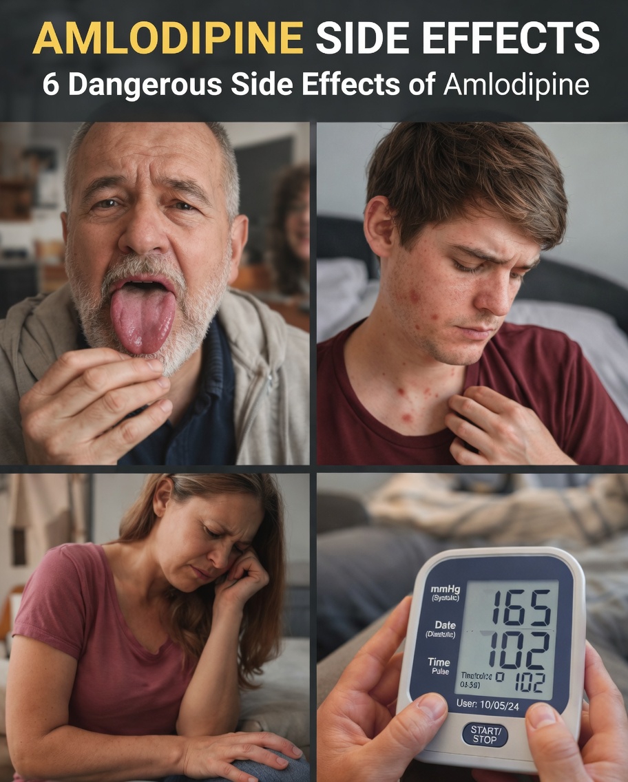 What Are the 6 Common Side Effects of Amlodipine and What Can You Do About Them?