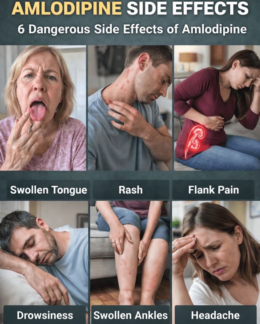 What Are the 6 Common Side Effects of Amlodipine and What Can You Do About Them?