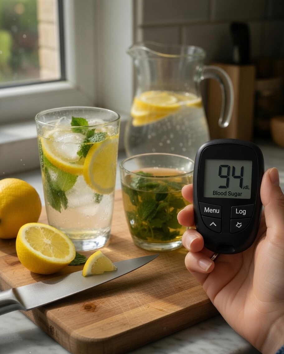 How to Prepare This Simple Lemon and Mint Drink Daily for Supporting Healthy Blood Sugar Levels