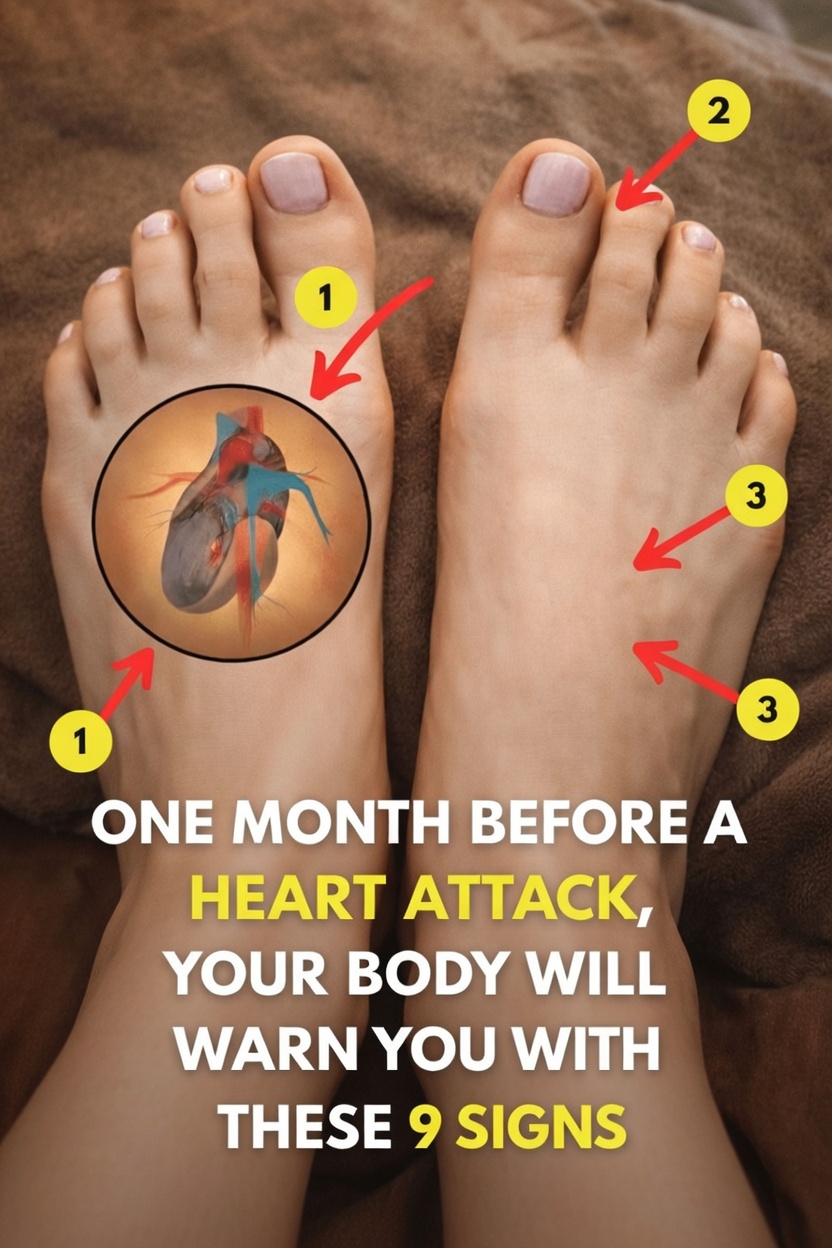 What Are the 9 Possible Signs Your Body May Show One Month Before a Heart Attack?