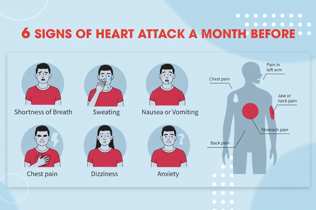 What Are the 9 Possible Signs Your Body May Show One Month Before a Heart Attack?