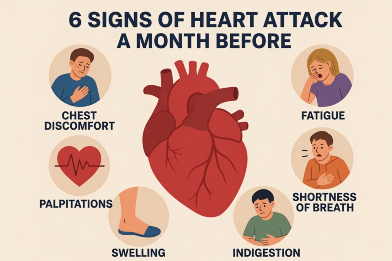 What Are the 9 Possible Signs Your Body May Show One Month Before a Heart Attack?