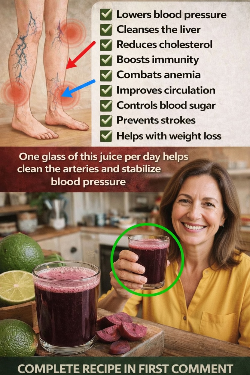 Discover the Simple Daily Juice Habit That Supports Healthy Circulation and Blood Pressure Naturally