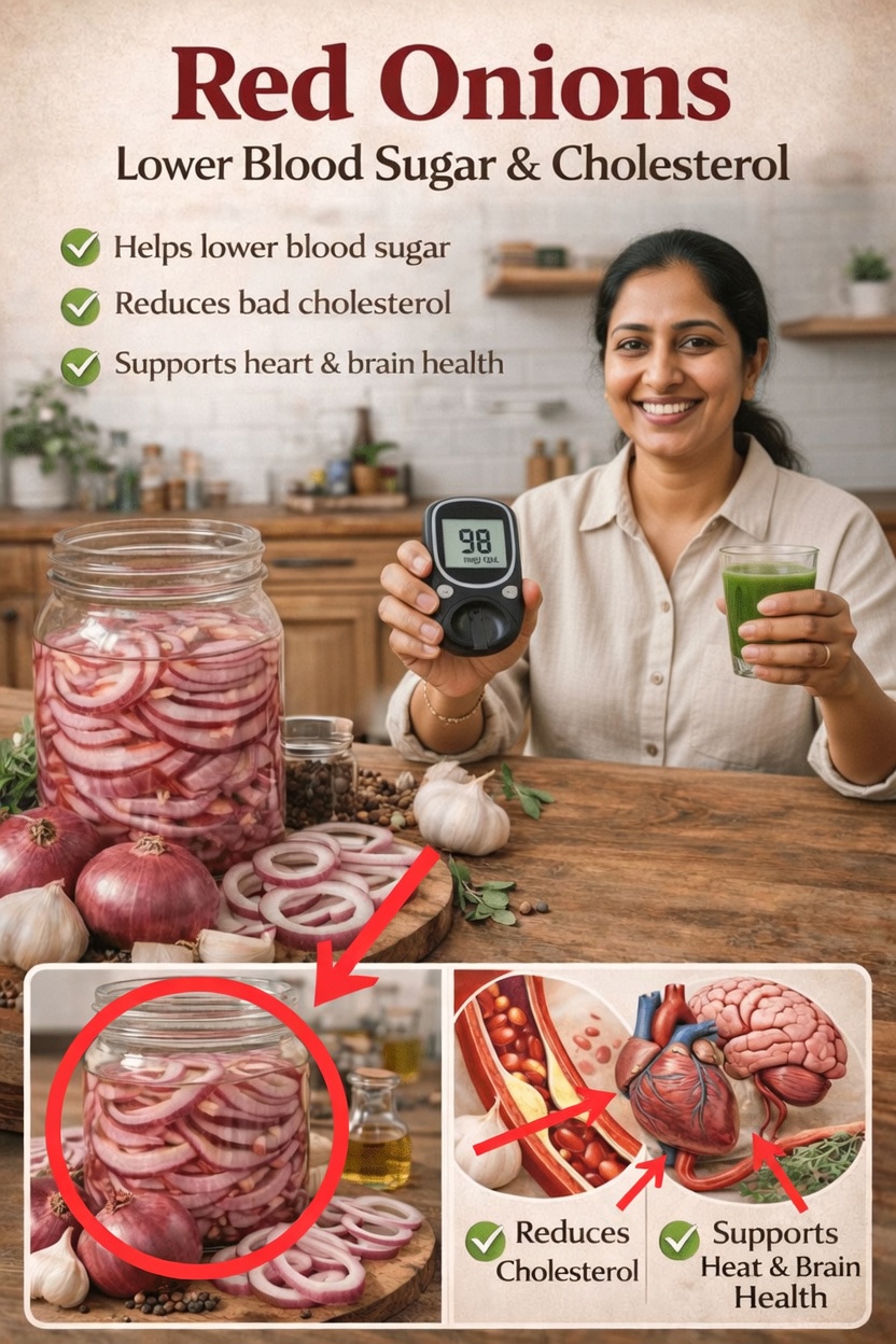 Red Onions: Simple Ways to Support Healthy Blood Sugar and Cholesterol Levels