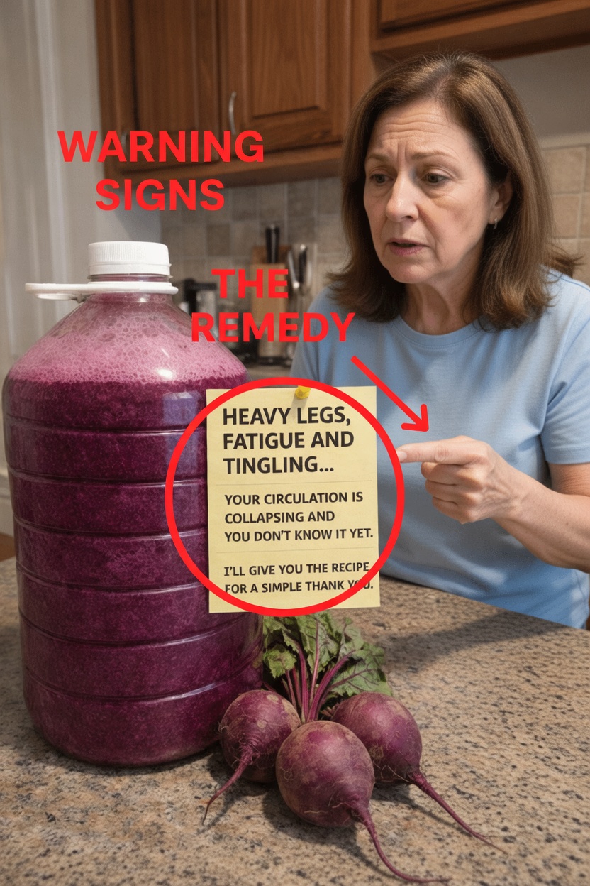 Heavy Legs, Fatigue, and Tingling: Discover Simple Daily Habits and a Beetroot Drink Recipe to Support Circulation