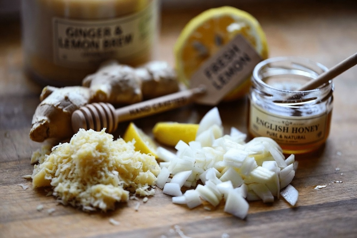 Have You Tried This Simple Ginger, Onion, Garlic, Lemon, and Honey Mix?
