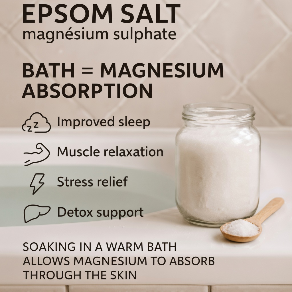 Magnesium-Rich Epsom Salt Routine: Could This Simple Morning Habit Support Your Daily Wellness?