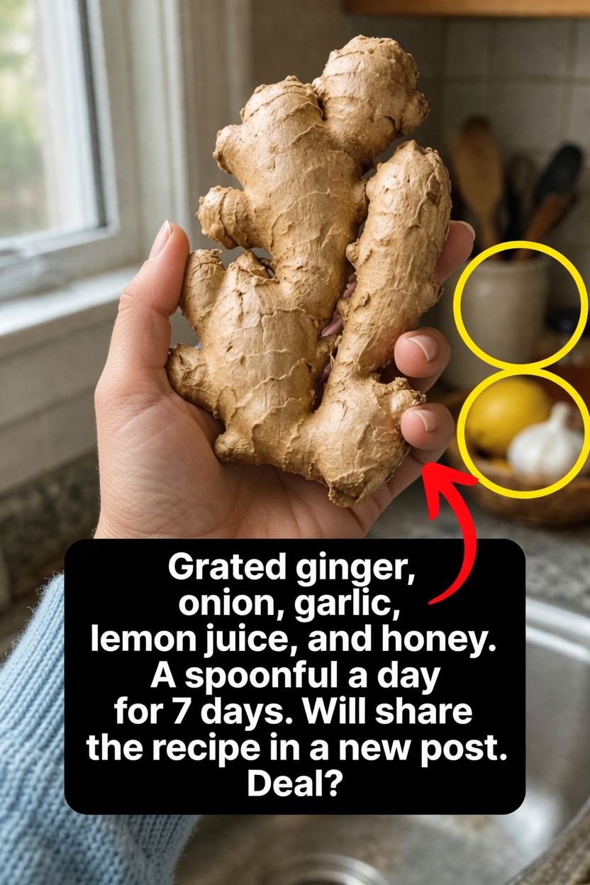 Have You Tried This Simple Ginger, Onion, Garlic, Lemon, and Honey Mix for Daily Wellness?