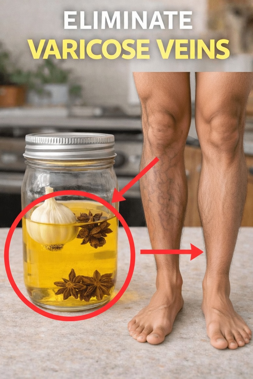 Natural Home Remedy for Varicose Veins: Garlic, Cloves, and Olive Oil Recipe