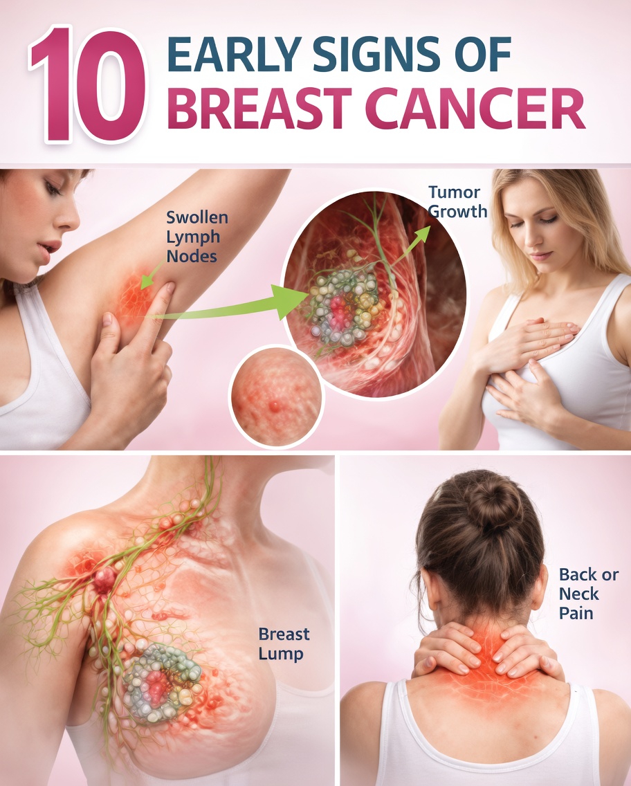 10 Early Signs and Symptoms of Breast Cancer You Should Never Ignore