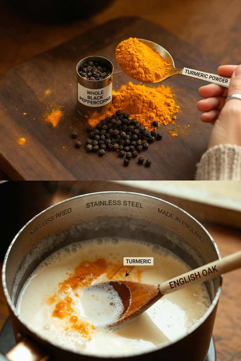 How a Simple Bedtime Habit of Turmeric in Warm Milk Could Support Your Eye Wellness Naturally