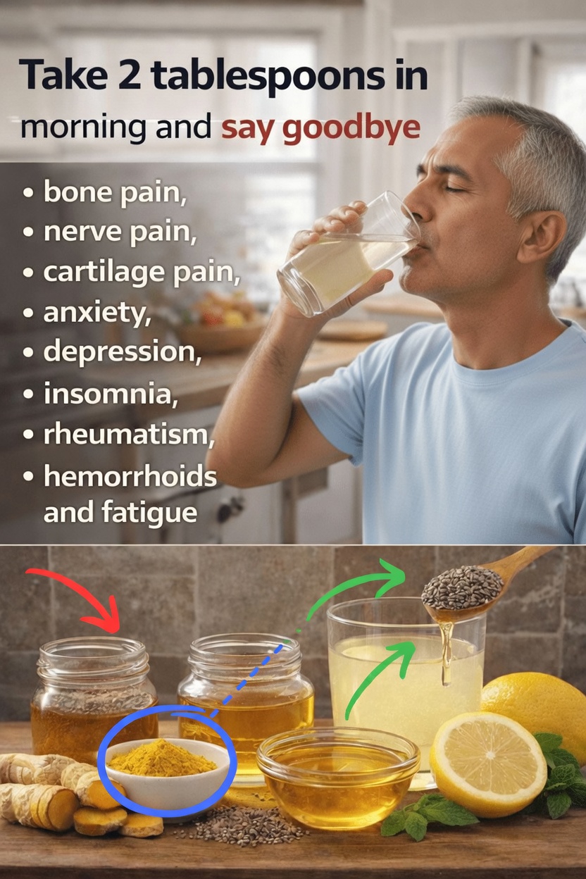 2 Tablespoons Every Morning: Discover This Easy Recipe with Turmeric, Ginger, Lemon, Honey, and Chia Seeds