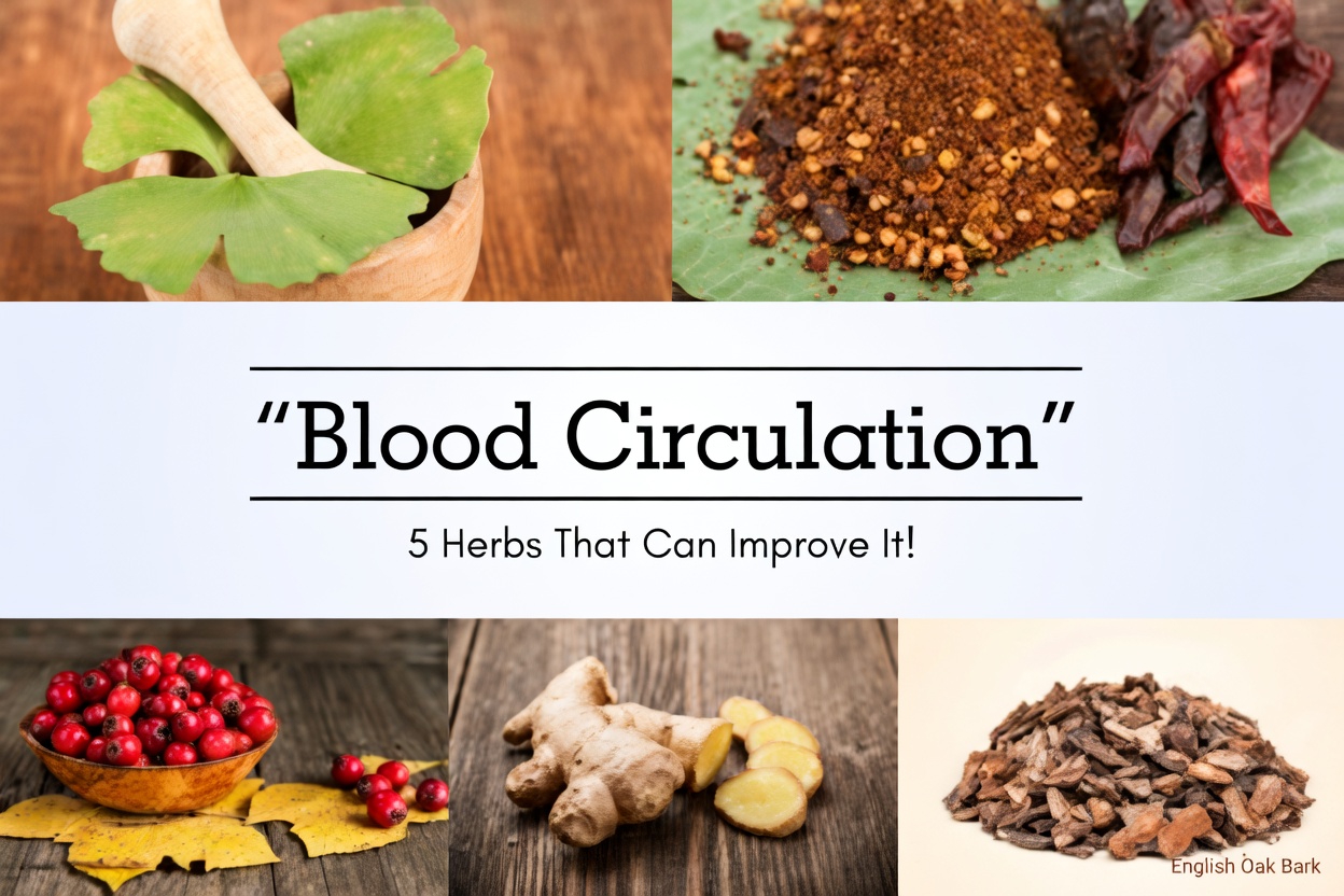 Discover the 5 Best Everyday Natural Herbs for Supporting Healthy Blood Circulation and Flow in Your Legs