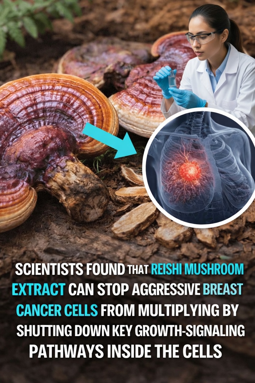 Reishi Mushroom: What Science Says About Ganoderma Lucidum and Breast Cancer Cell Research