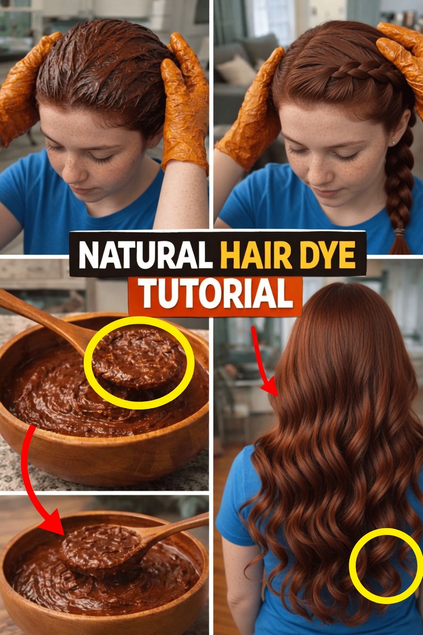 Discover the Ancient Indian Secret: A Natural Henna Hair Mask for Stronger, Shinier Hair and Gray Coverage