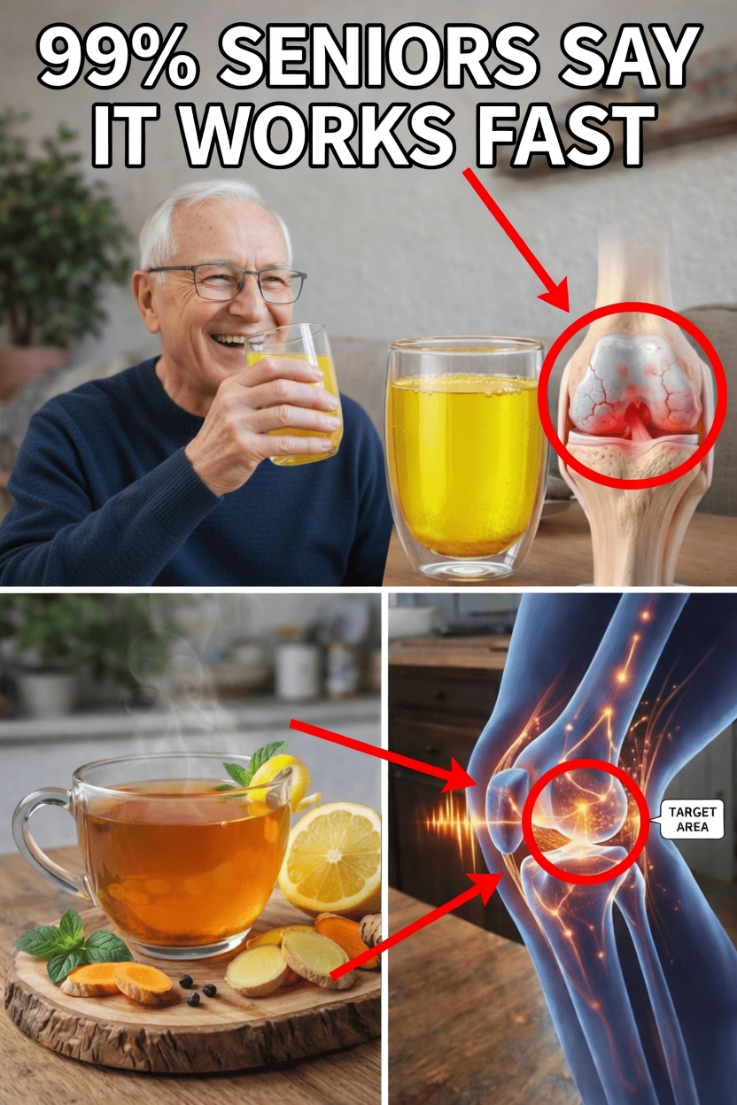 Discover the Simple Turmeric Ginger Drink Recipe Many Seniors Use to Support Knee Health Naturally