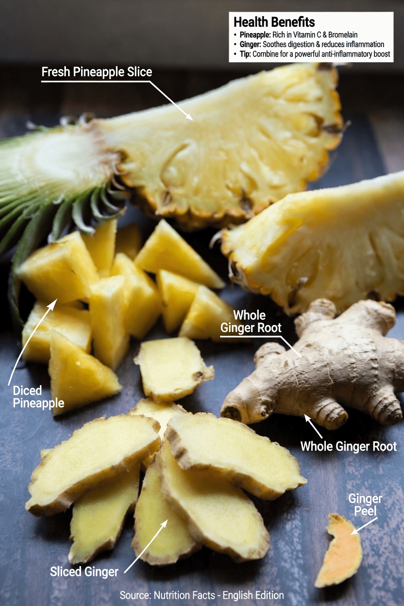 Discover This Easy Pineapple Ginger and Turmeric Drink Recipe to Support Your Kidney Wellness Routine at Night