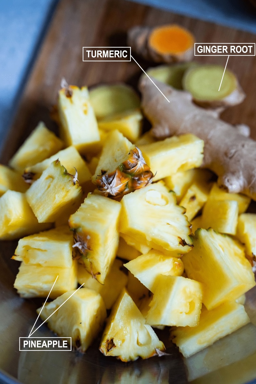 Discover This Easy Pineapple Ginger and Turmeric Drink Recipe to Support Your Kidney Wellness Routine at Night