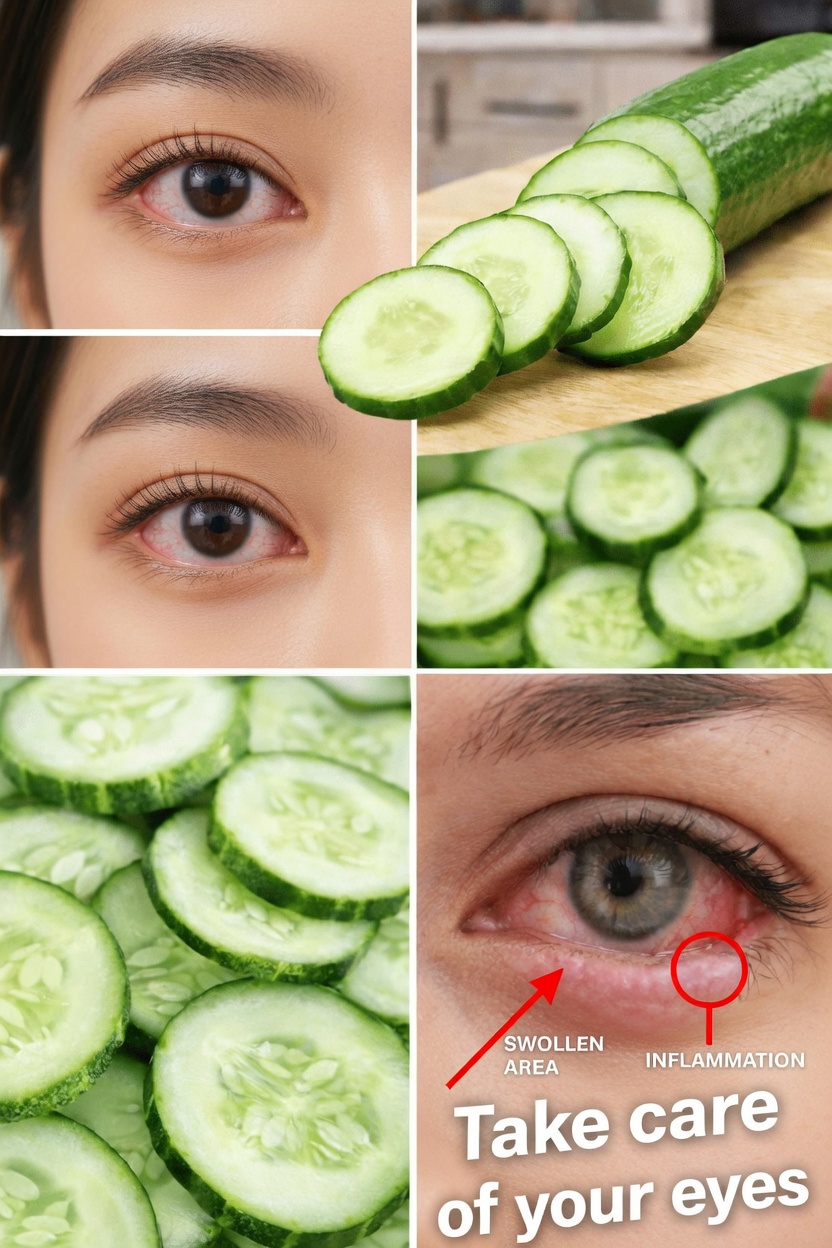Cucumber Slices on Eyes: Simple Daily Habits to Refresh Tired Eyes and Support Everyday Comfort