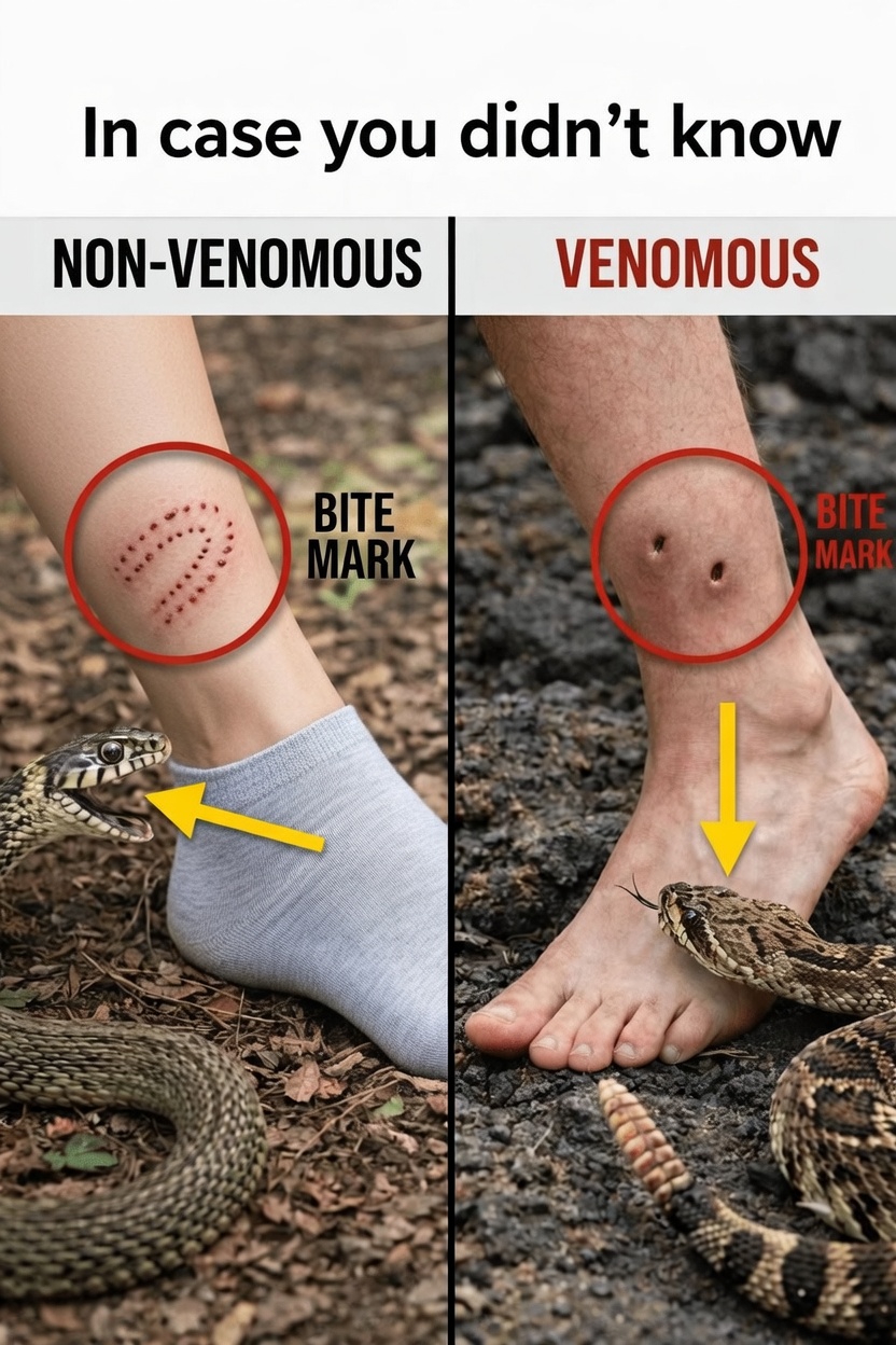 How to Spot Venomous vs Non-Venomous Snake Bites: Essential Signs and First Aid Steps