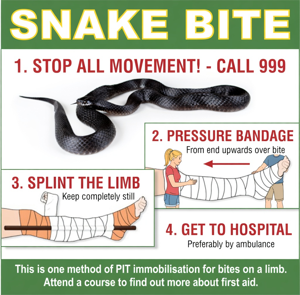 How to Spot Venomous vs Non-Venomous Snake Bites: Essential Signs and First Aid Steps