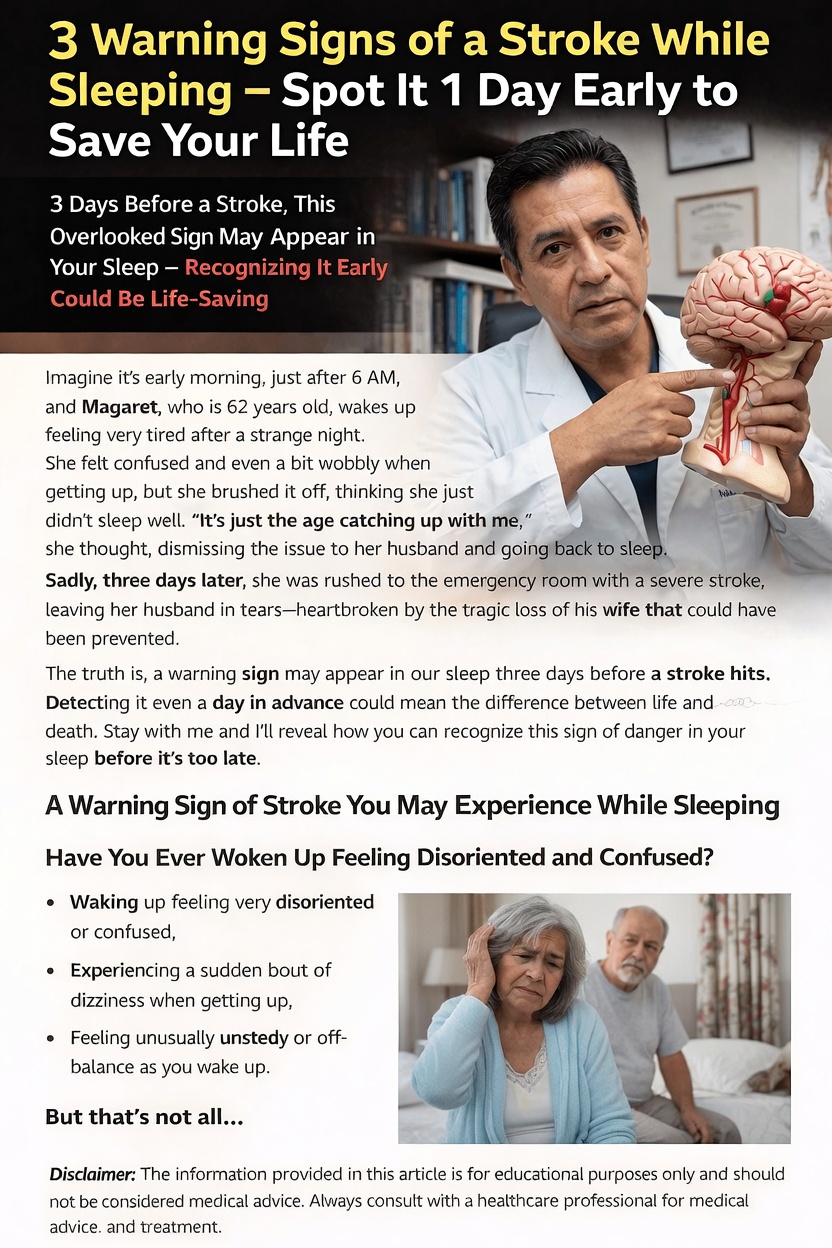 Could This Sleeping Symptom Be a Warning Sign of a Stroke?