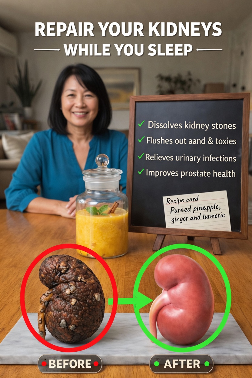 Discover a Simple Nighttime Drink Recipe Using Pineapple, Ginger, and Fennel for Kidney Health Support