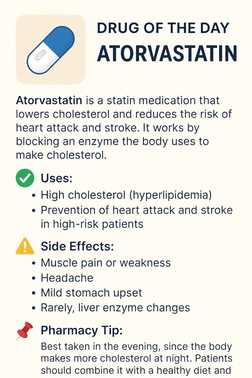 Understanding Atorvastatin Side Effects: What You Need to Know for Better Heart Health Management