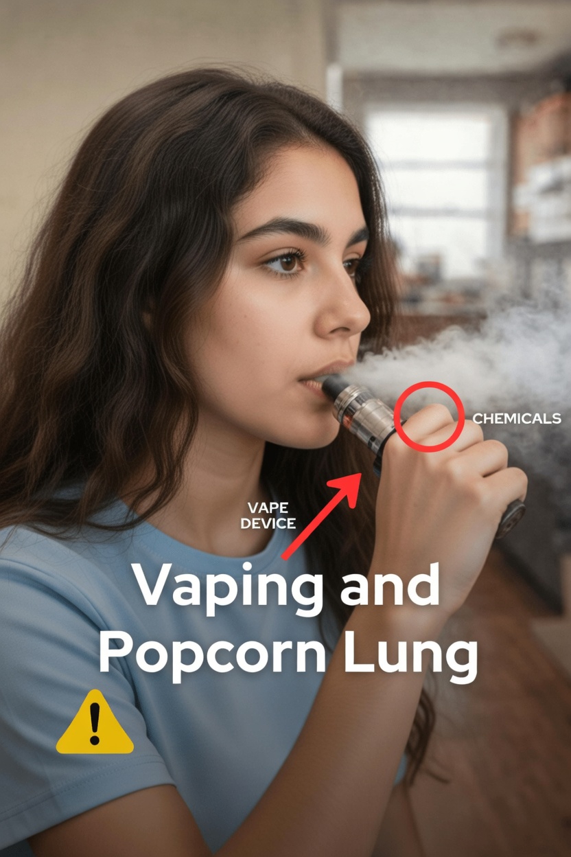 Vaping and Popcorn Lung: A Quiet Risk Many Adults Still Ignore