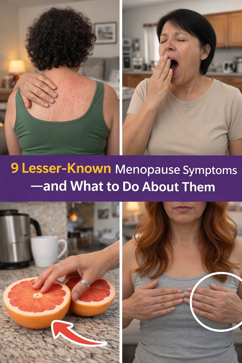 9 Menopause Symptoms Many Women Overlook And Helpful Daily Habits to Ease Them