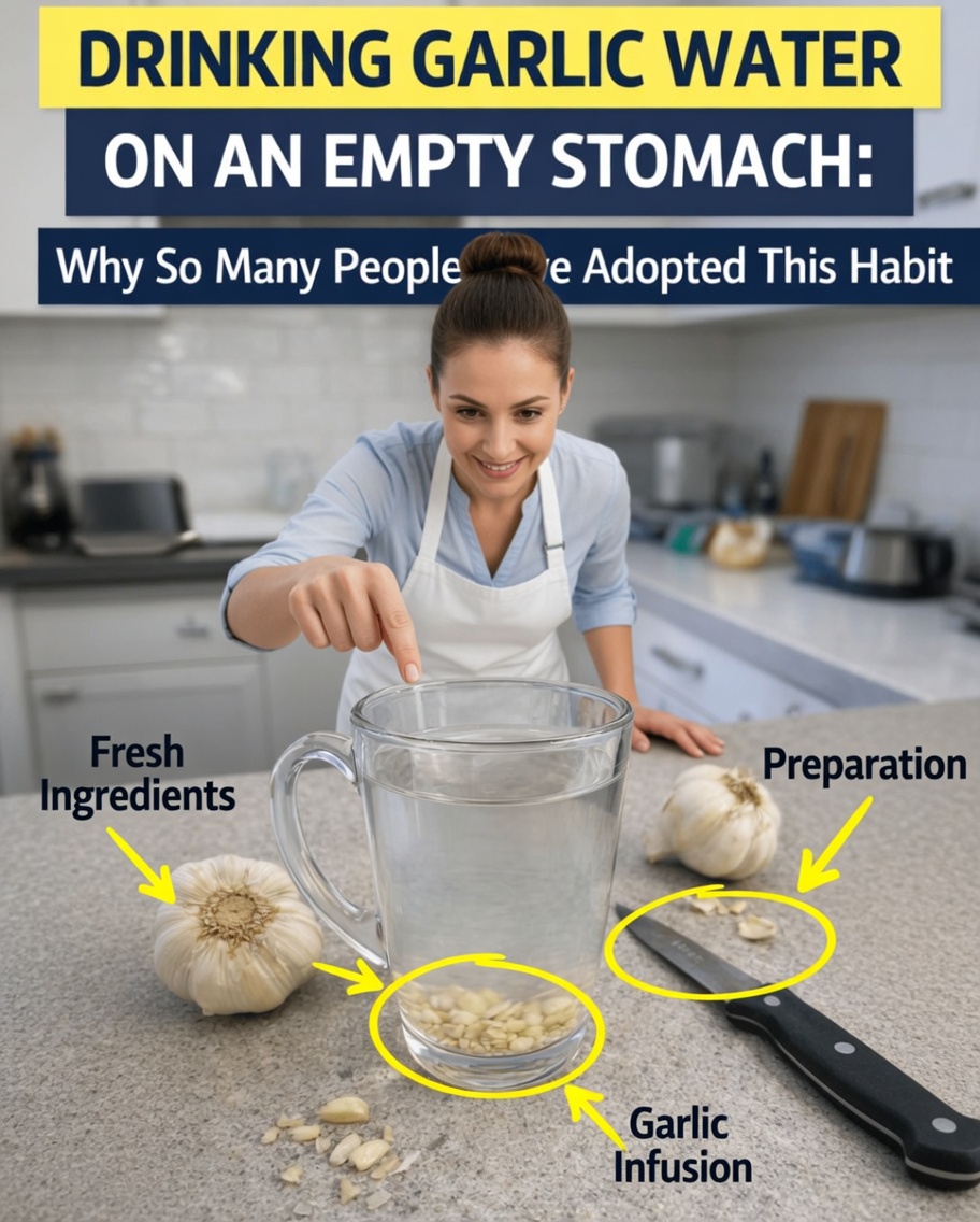 Why So Many People Drink Garlic Water on an Empty Stomach Every Morning