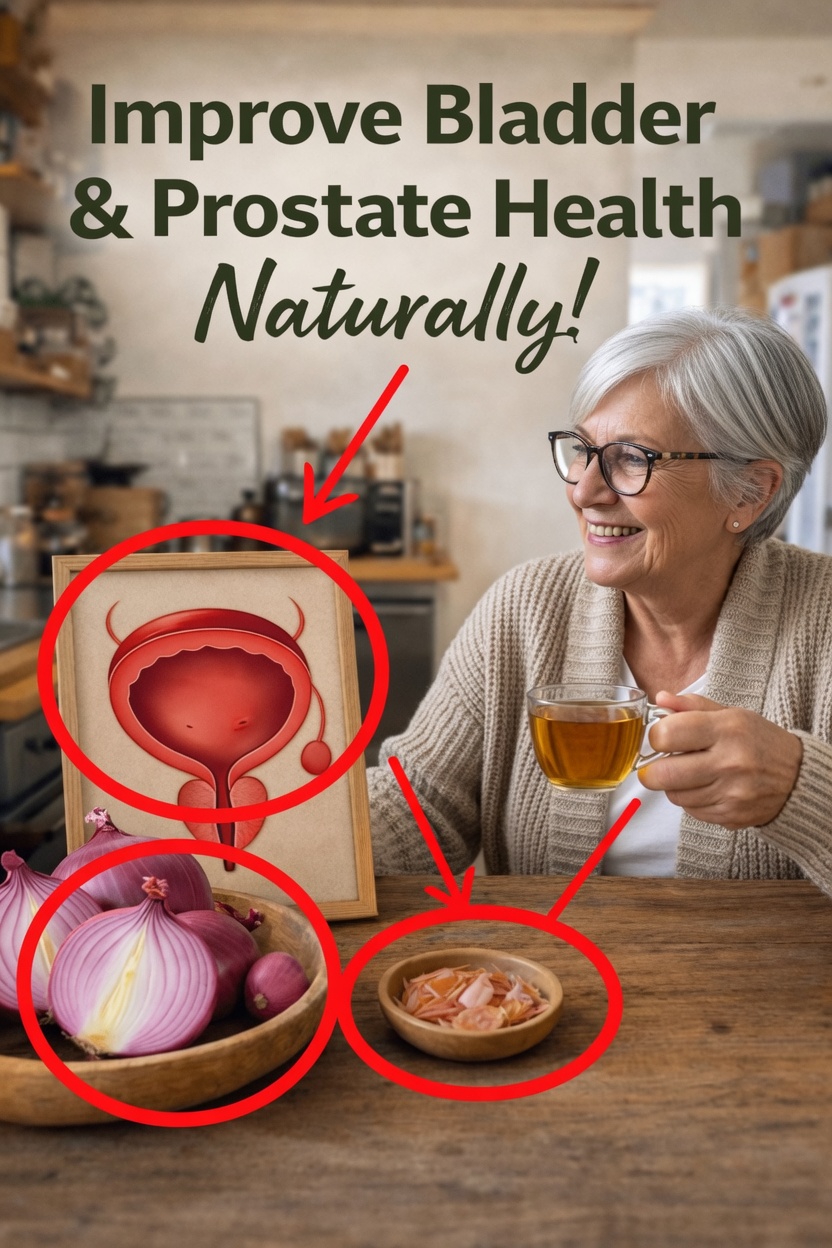 How to Support Your Bladder and Prostate Health Naturally at Home with a Simple Red Onion Recipe
