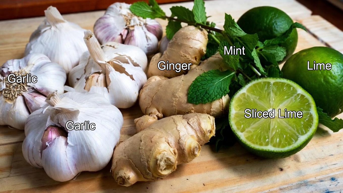 Can Everyday Ingredients Like Garlic, Ginger, Lime, and Mint Support Healthy Blood Pressure Levels?