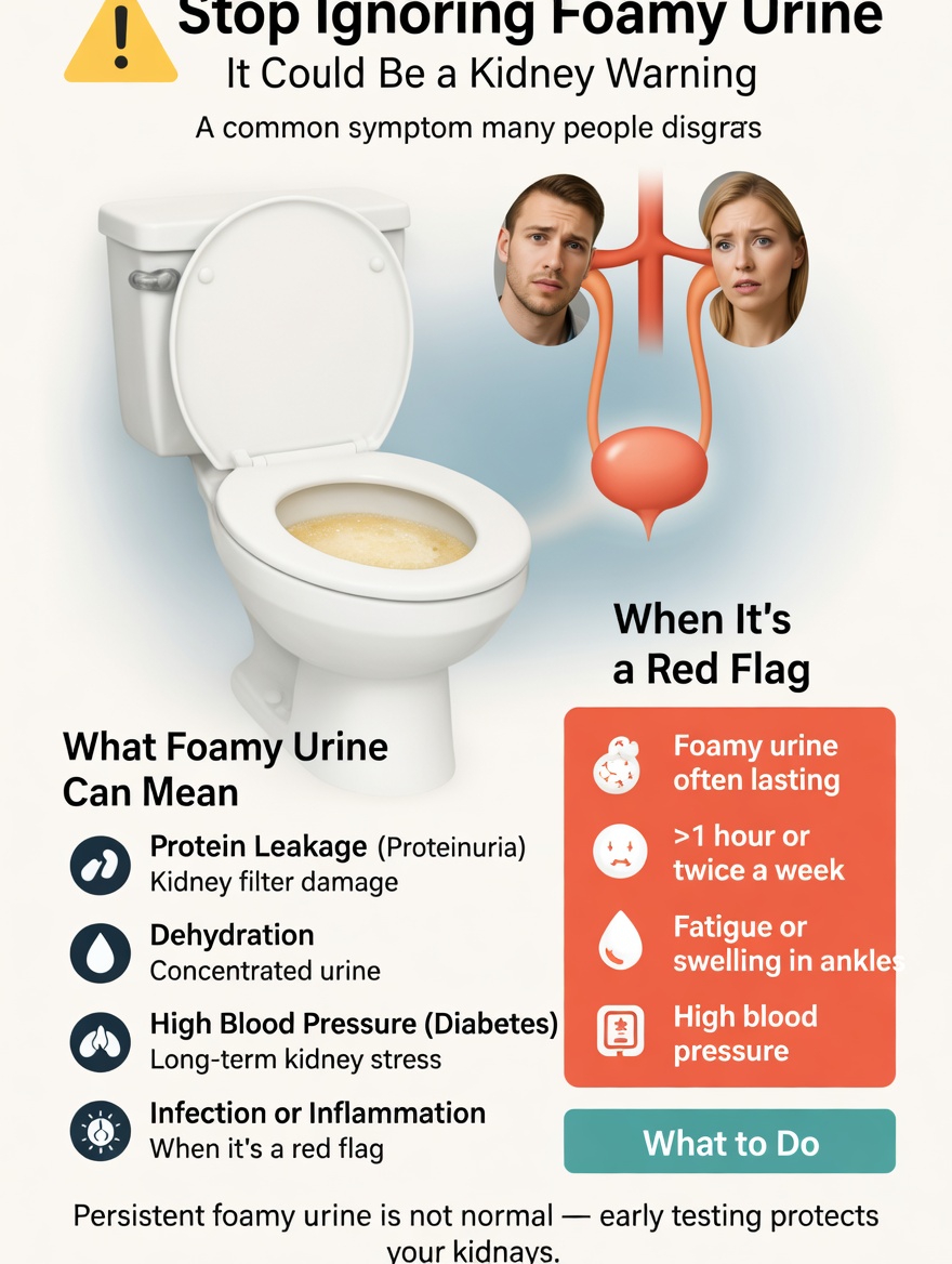 Why Does Your Urine Look Foamy? Understanding This Common Kidney Health Signal