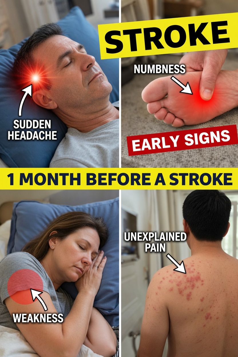 8 Subtle Warning Signs That Could Signal a Stroke Risk One Month in Advance + 9 Practical Tips to Lower Your Chances