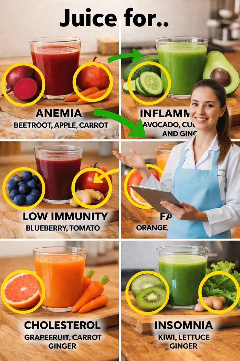 Discover 6 Tasty Homemade Juice Recipes to Support Energy, Immunity, and Restful Sleep Naturally