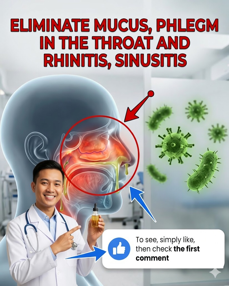 🌿 Éliminez le mucus et les glaires dans la gorge grâce à ce puissant remède naturel