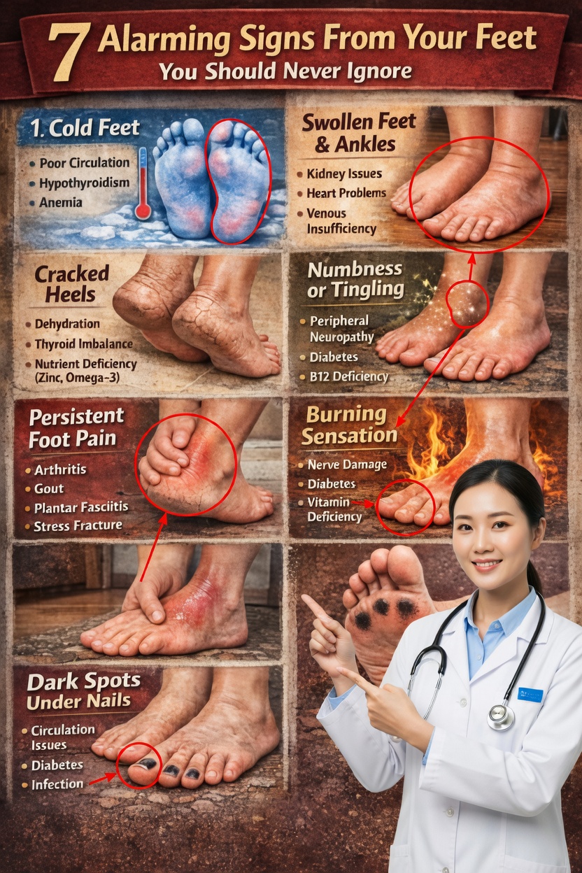 7 Foot Changes That Might Signal Something Deeper About Your Health