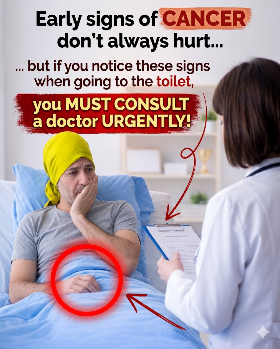 🚨 8 signes de cancer qui peuvent apparaître en allant aux toilettes : des symptômes précoces à ne pas ignorer