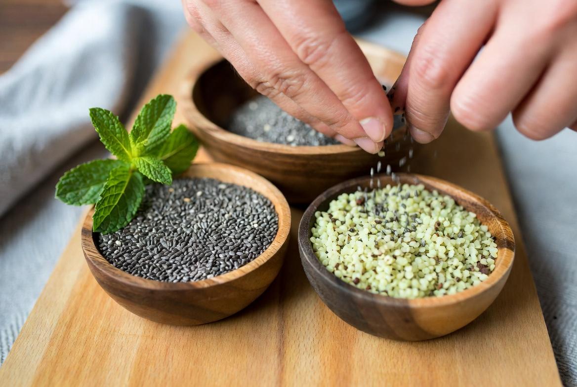 3 Nutrient Rich Seeds Flaxseeds Chia Seeds and Hemp Seeds That May Support Your Eye Health Naturally