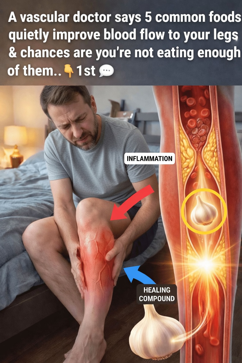 5 Everyday Foods That May Support Better Blood Flow to Your Legs – A Vascular Doctor Highlights What Many People Miss