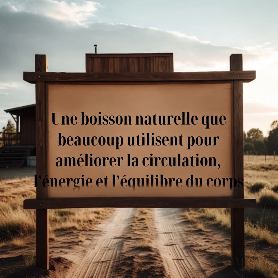 Une boisson naturelle que beaucoup utilisent pour améliorer la circulation, l’énergie et l’équilibre du corps.