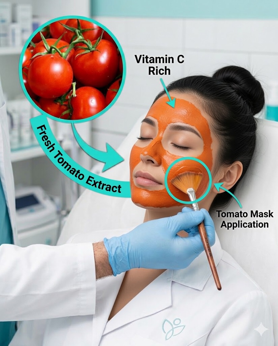 🍅 Tomate et collagène : le masque naturel qui peut rajeunir votre peau à tout âge