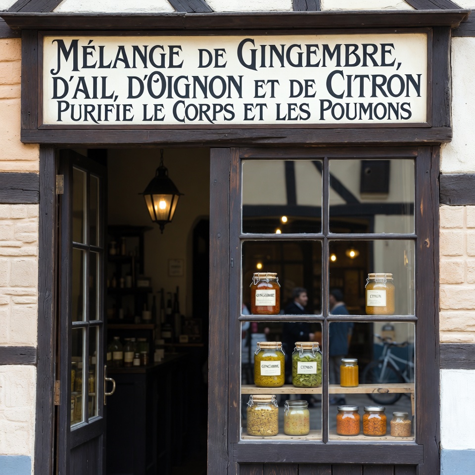 Mélange de gingembre, d’ail, d’oignon et de citron : purifie le corps et les poumons
